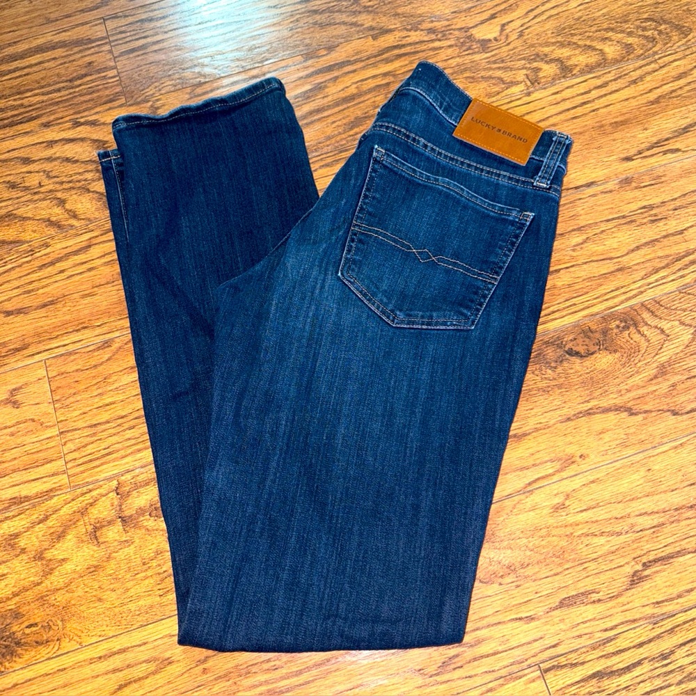 Lucky Brand Women Jeans Sz 6 28 Dark Wash Bootcut Denim Pants NWOT Straight Mid